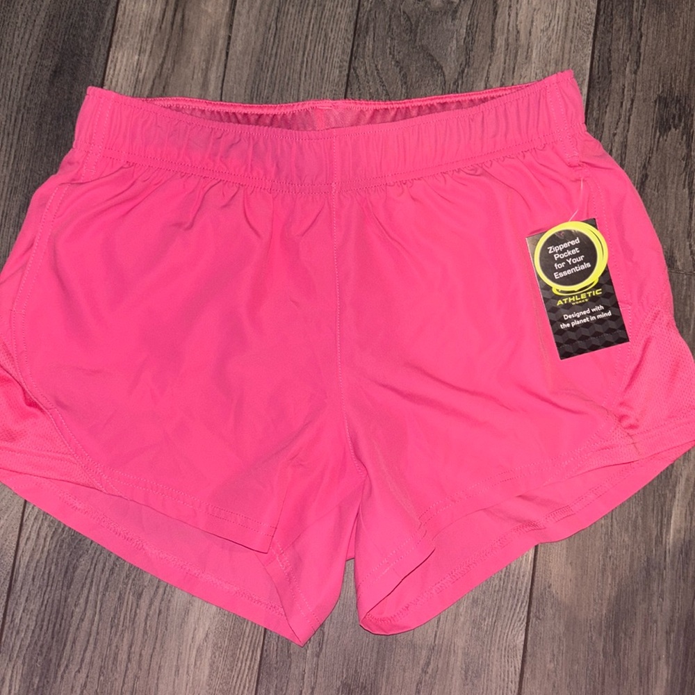 Athletic Works Women’s 8-10 Pink Brief Athletic Shorts